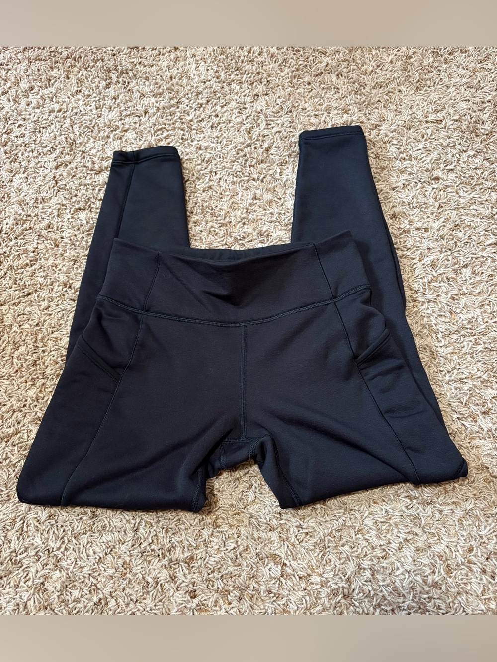 Athleta Altitude Edge Stash Tight Womens size small black